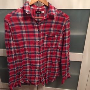 BDG Plaid button up